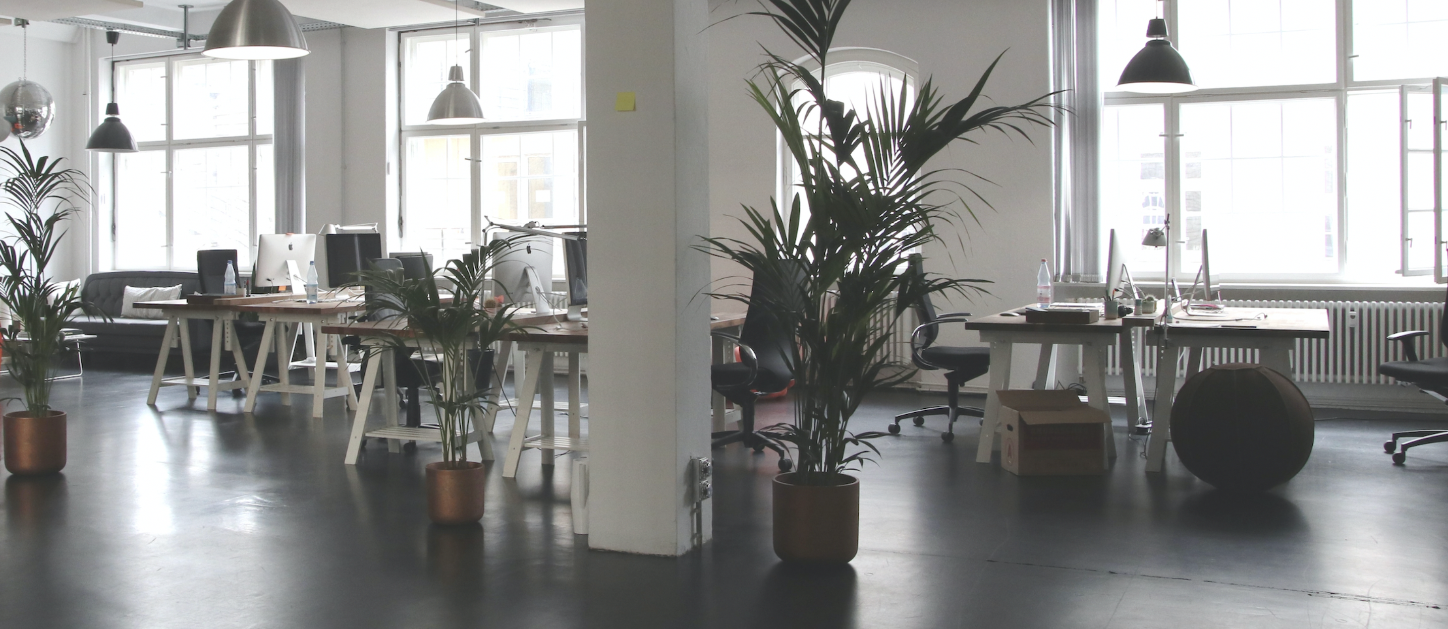 Modern clean office space